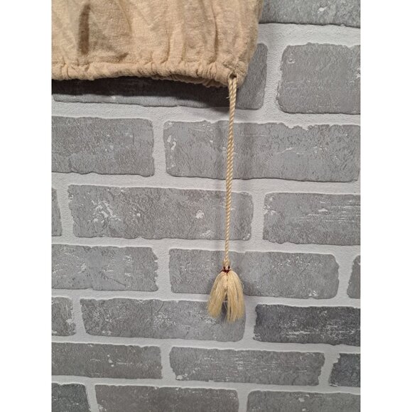 Embroidered Boho Top With Tassel Drawstring Hem & Keyhole Back - Picture 7 of 14